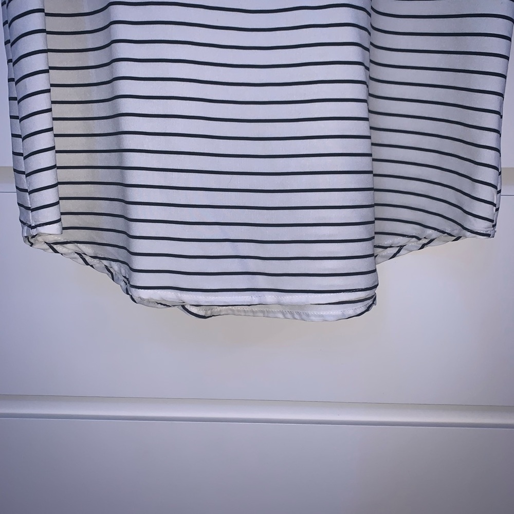 Faded Glory Striped Tank Top Black and White Women’s Medium (8-10) Horizontal - Picture 8 of 8